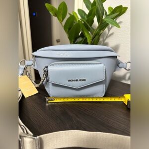 MK MAISIE Leather 2-In-1 Large Waistpack Fannypack